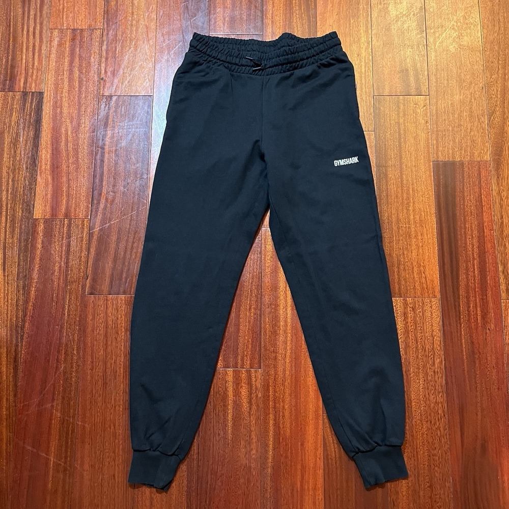 Gymshark Pants Mens Small 28x28 Black Joggers Sweatpants Gym Athleisure Casual